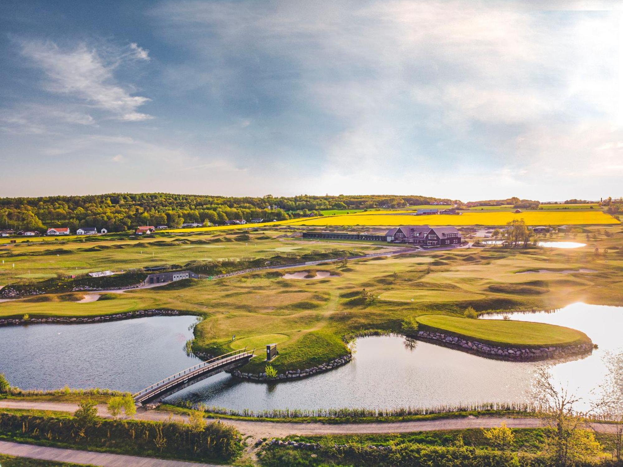 Halmstad Golfarena Stugor Eksteriør bilde