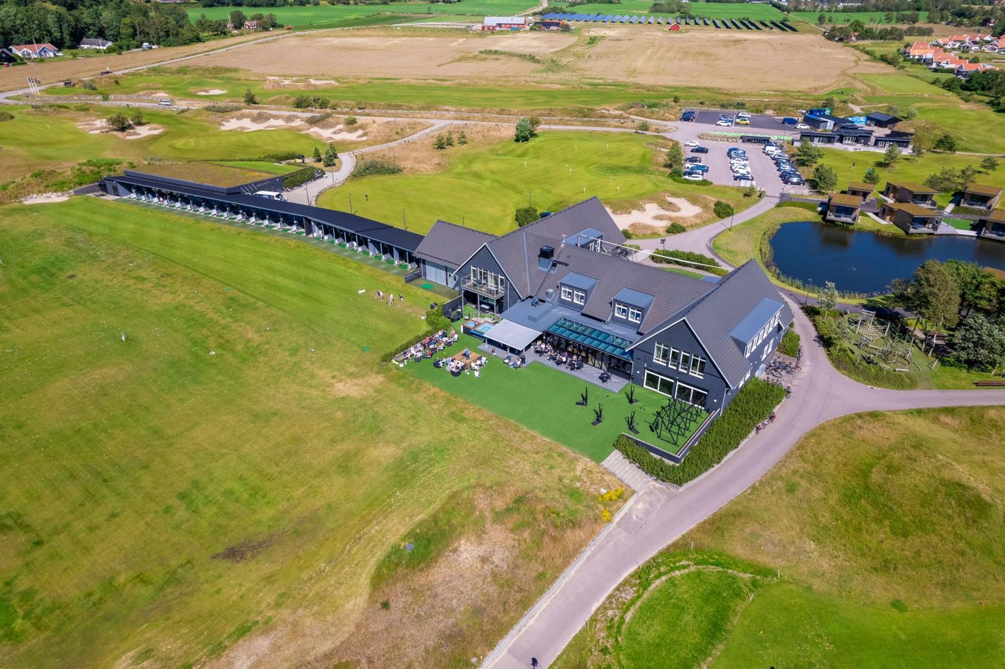 Halmstad Golfarena Stugor Eksteriør bilde