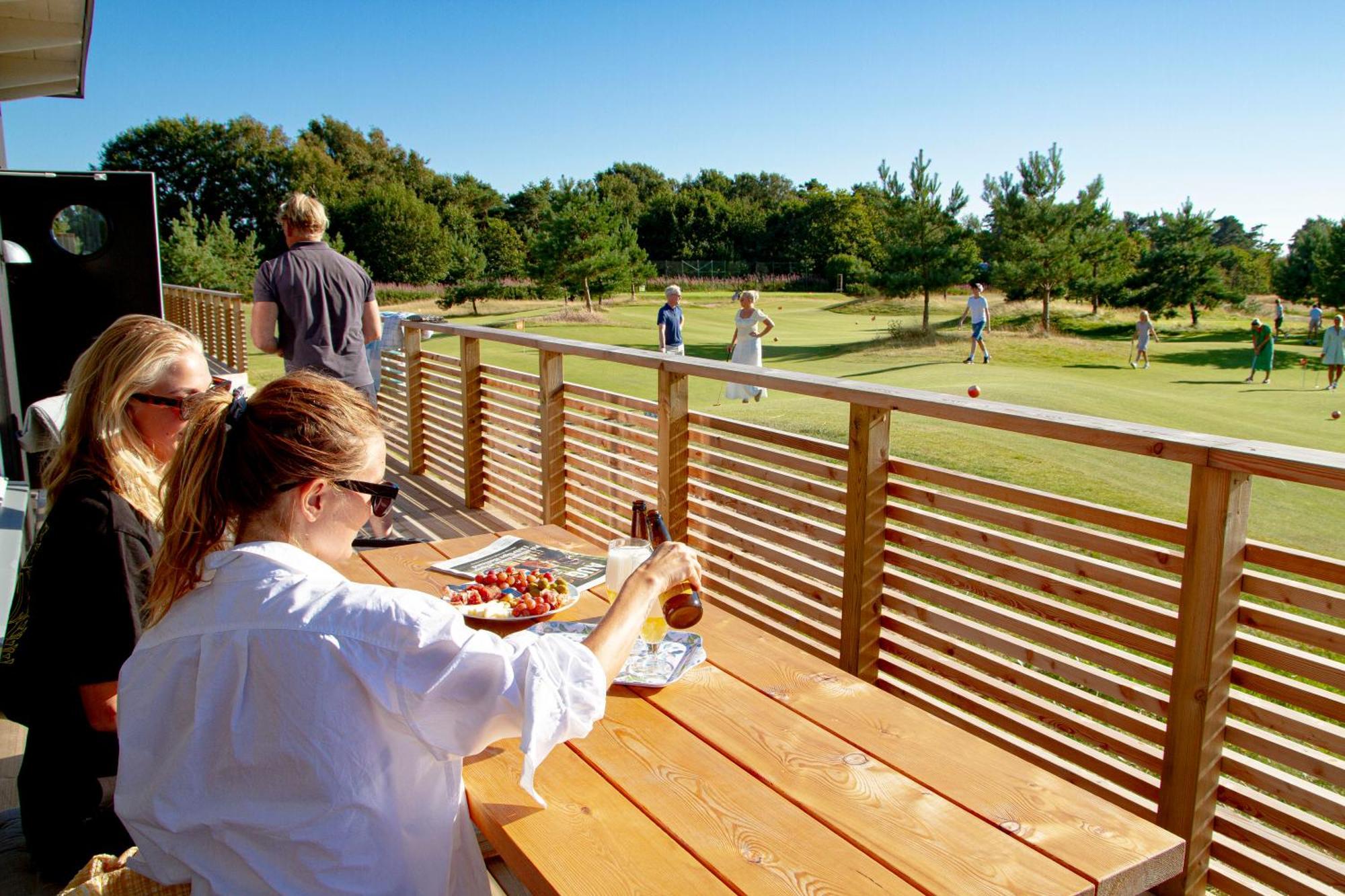 Halmstad Golfarena Stugor Eksteriør bilde